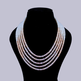 Luxury 5-Layer Shaded Pearl Necklace