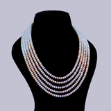 Luxury 5-Layer Shaded Pearl Necklace