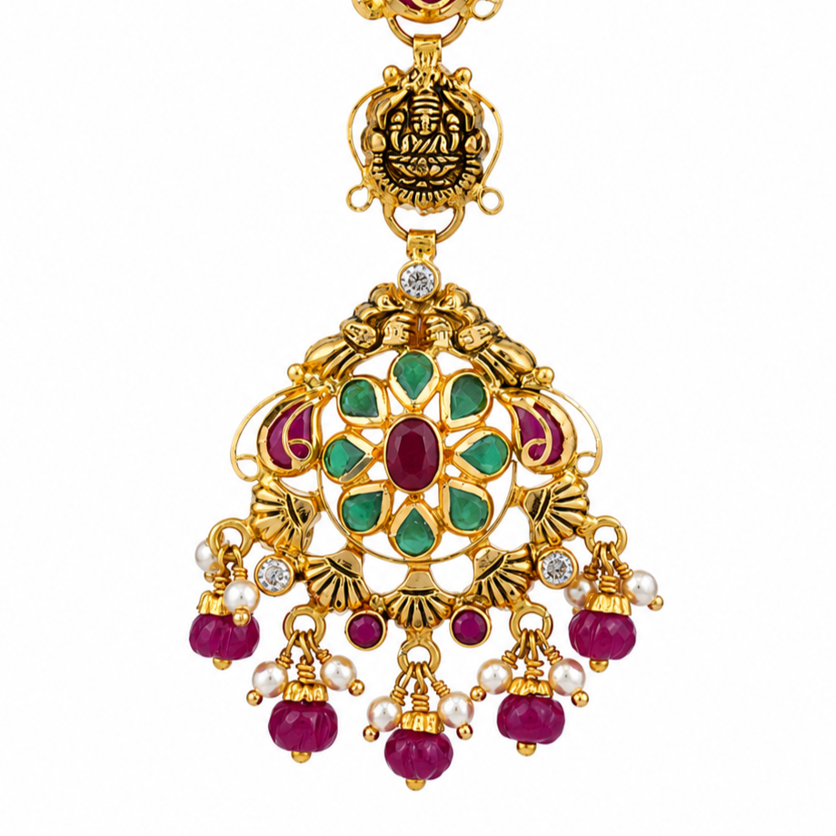Aadhya 22KT Gold Temple Maang Tikka
