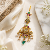 Anvita 22KT Gold Antique Maang Tikka