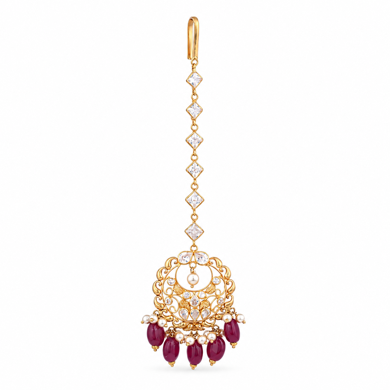 Anya 22KT Gold Maang Tikka