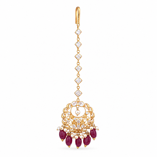 Anya 22KT Gold Maang Tikka