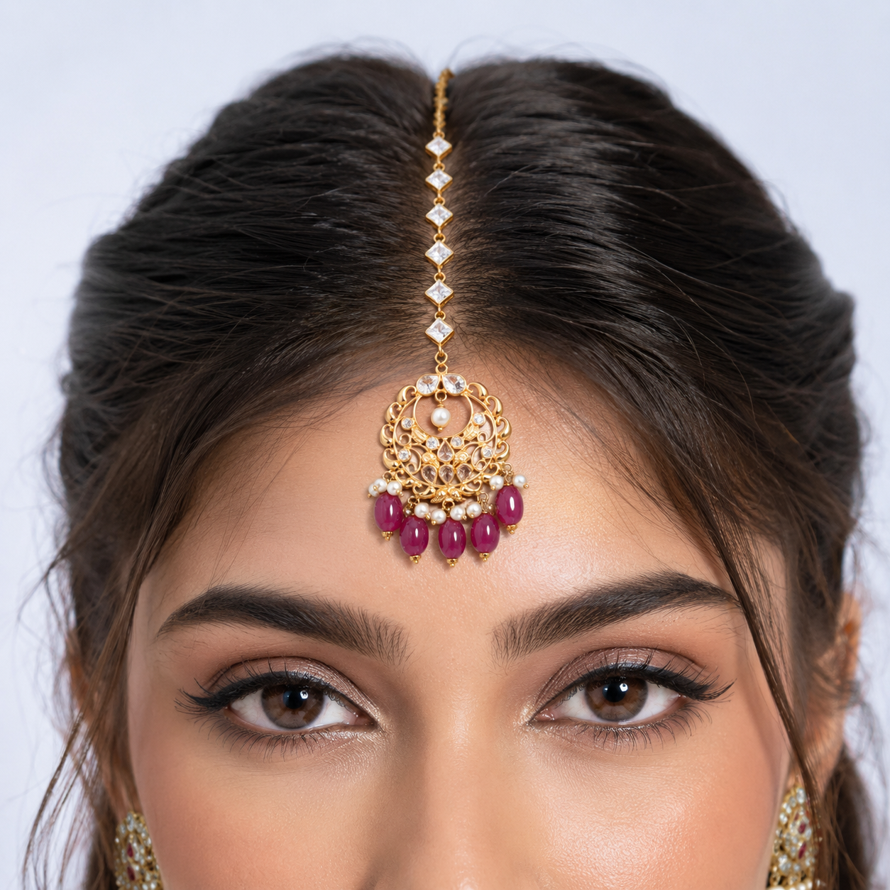 Anya 22KT Gold Maang Tikka