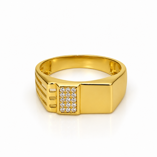 Apex 22KT Gold Signet Ring