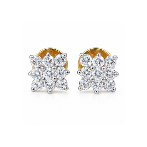 Avasa 14KT Lab Grown Diamond Stud Earrings