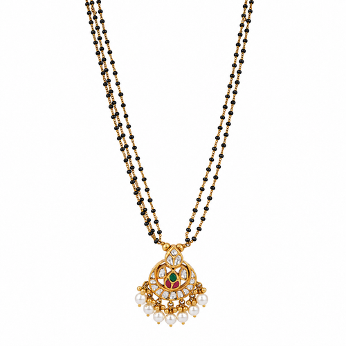Bandhan 22KT Gold Kundan Mangalsutra