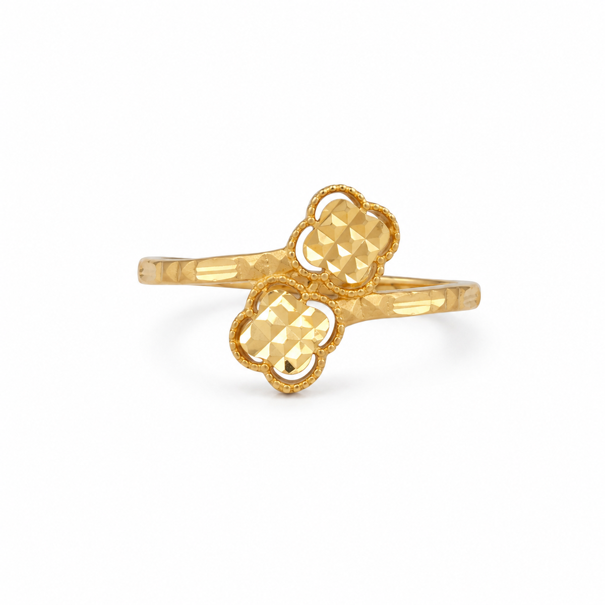 Bloom Duo 22KT Gold Ring