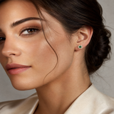 Blossom Base 22KT Gold Diamond Stud Earrings