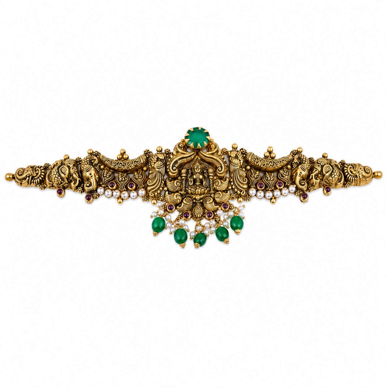 Bountiful Lakshmi 22KT Gold Bajuband