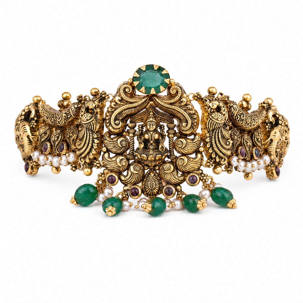 Bountiful Lakshmi 22KT Gold Bajuband