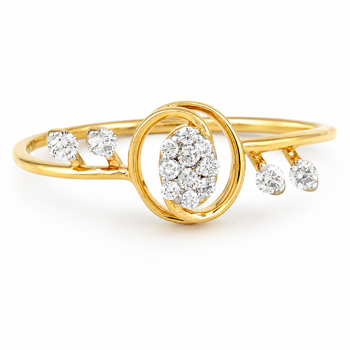 Celeste Orbit 18KT Gold Diamond Ring