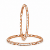 Celeste Twin 18KT Gold Diamond Bangles