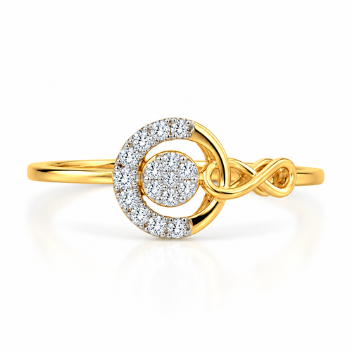 Celestial Infi 14KT Gold Diamond Ring
