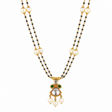 Charumati 22KT Gold Kundan Mangalsutra