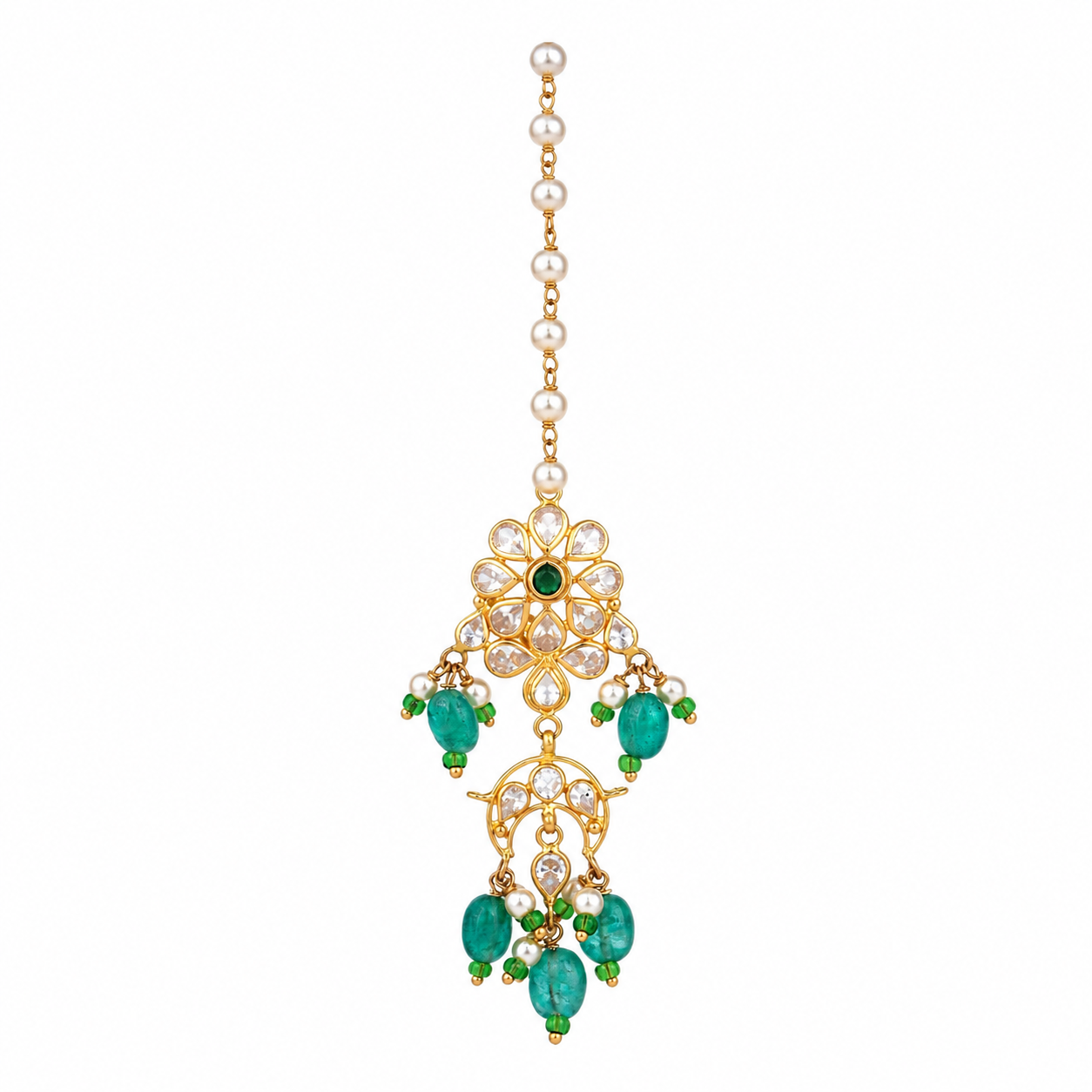 Charvi 22KT Gold Maang Tikka