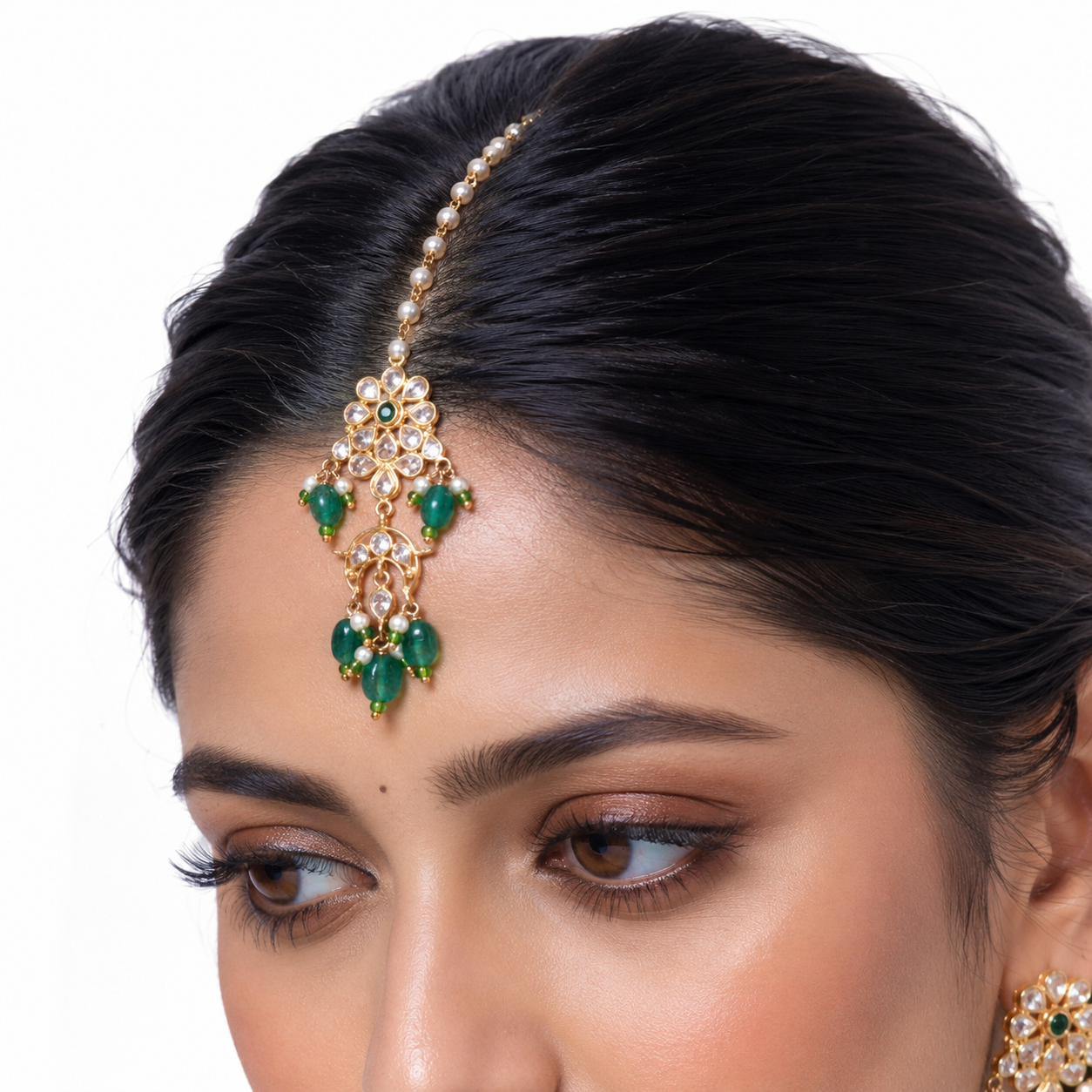 Charvi 22KT Gold Maang Tikka