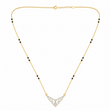 Butterfly 18KT Gold Diamond Mangalsutra