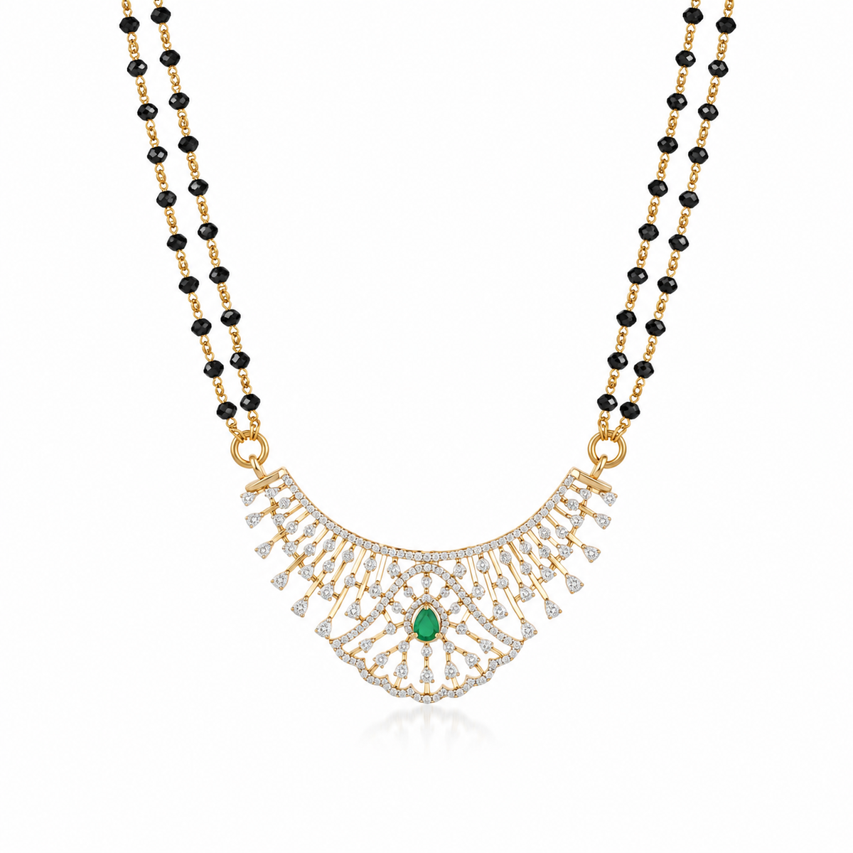 Forever Shine 18KT Gold Diamond Mangalsutra