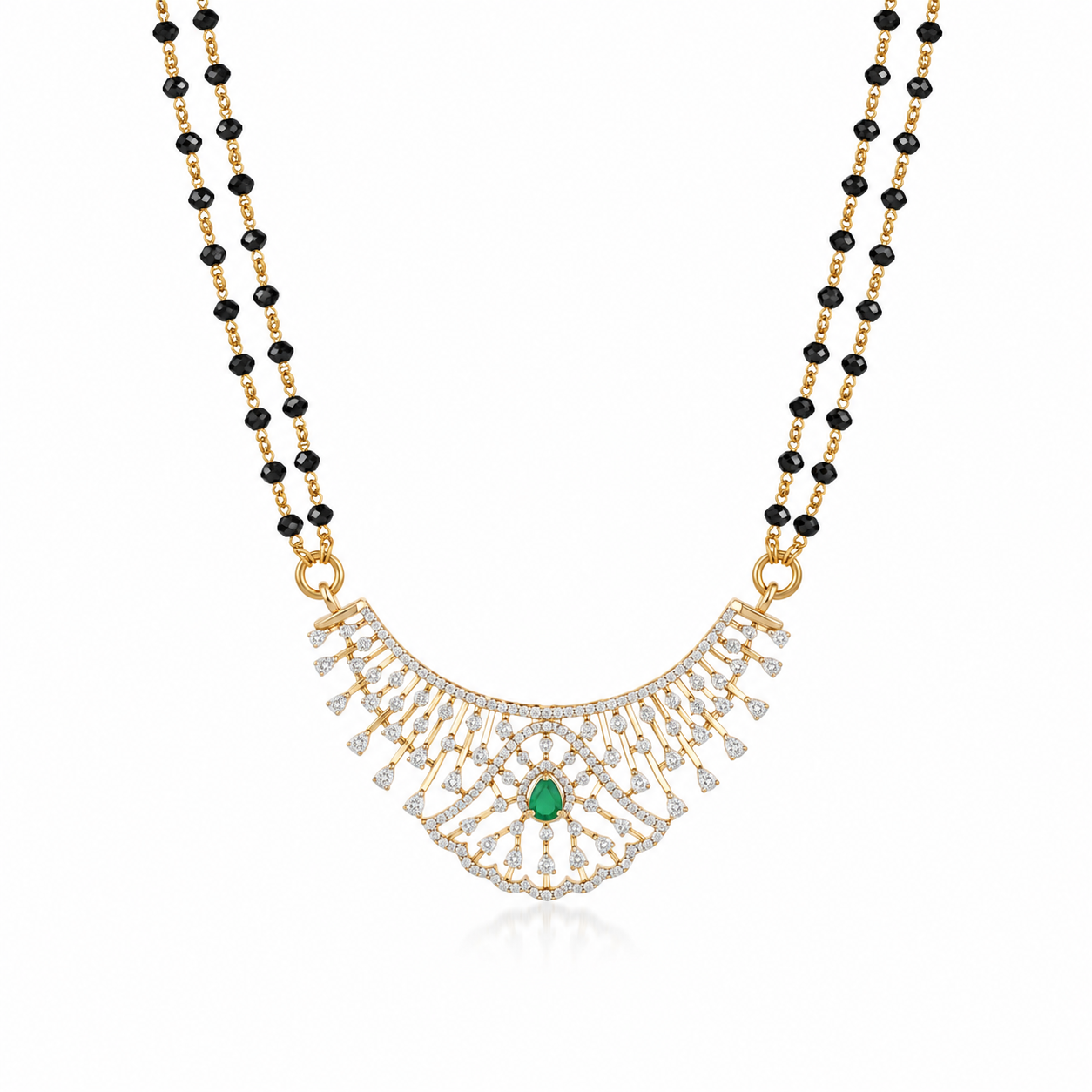 Forever Shine 18KT Gold Diamond Mangalsutra