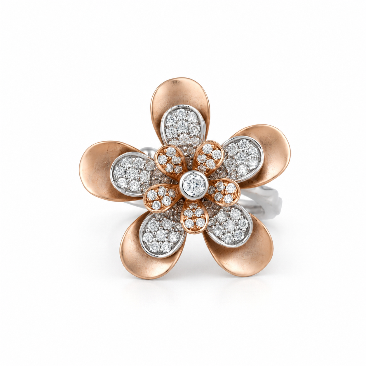 Nature's Bloom 18KT Gold Diamond Ring