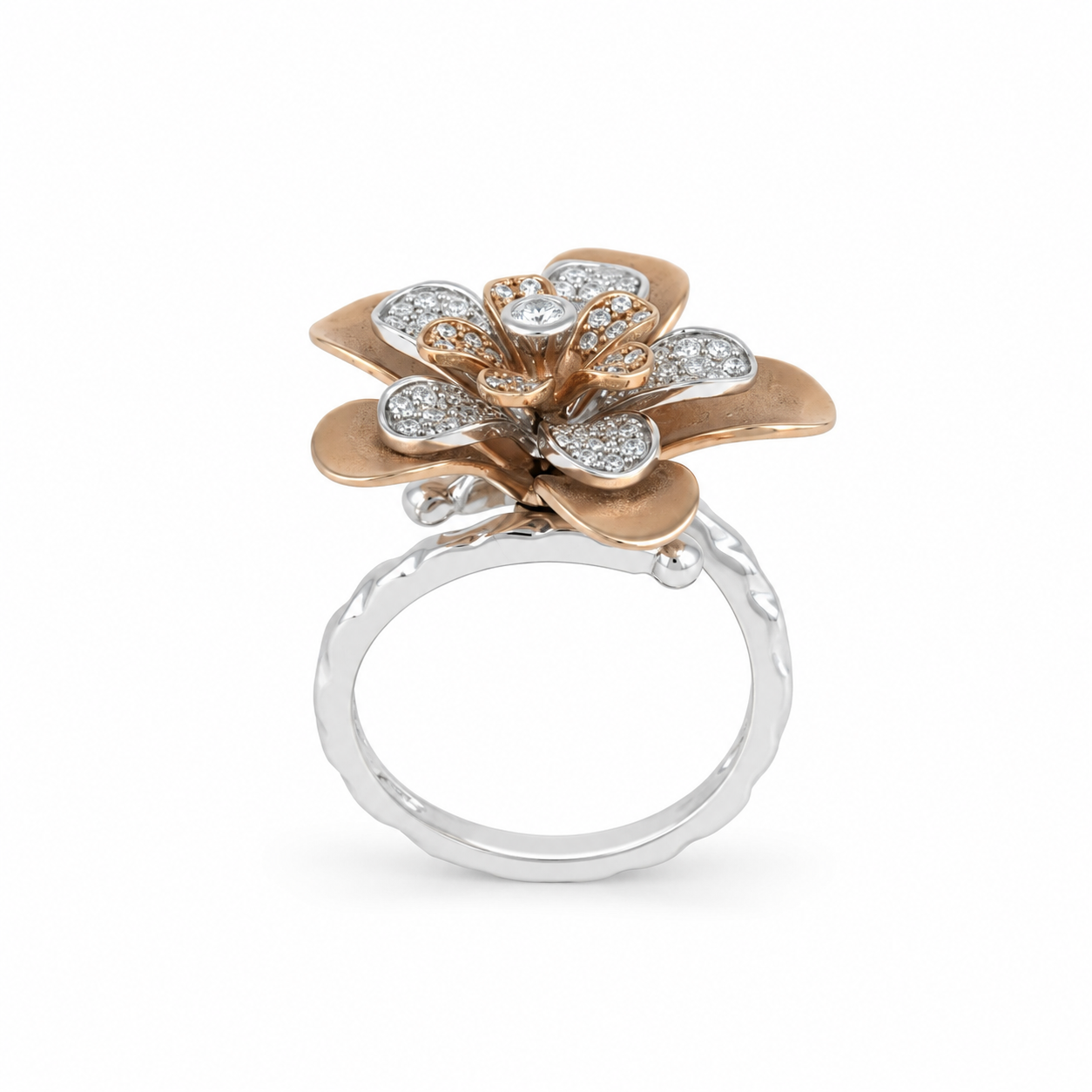 Nature's Bloom 18KT Gold Diamond Ring