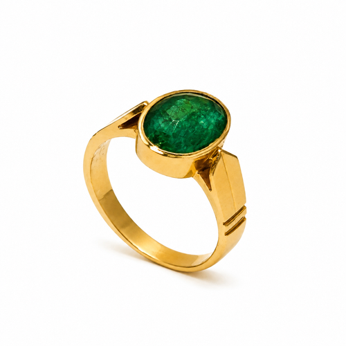 Classic Emerald 22KT Gold Ring