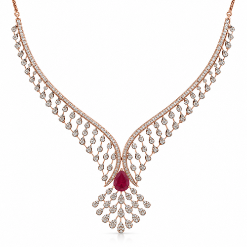 Czarina 14KT Gold Diamond Necklace