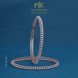 Celeste Twin 18KT Gold Diamond Bangles