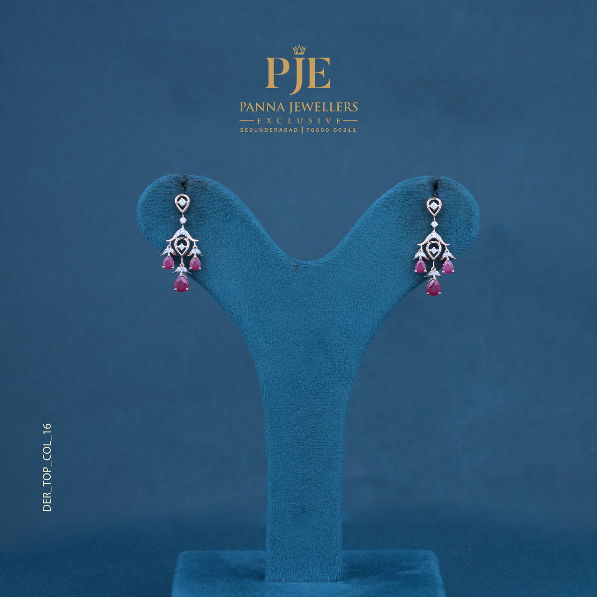 Imperial 14KT Gold Diamond Drop Earrings