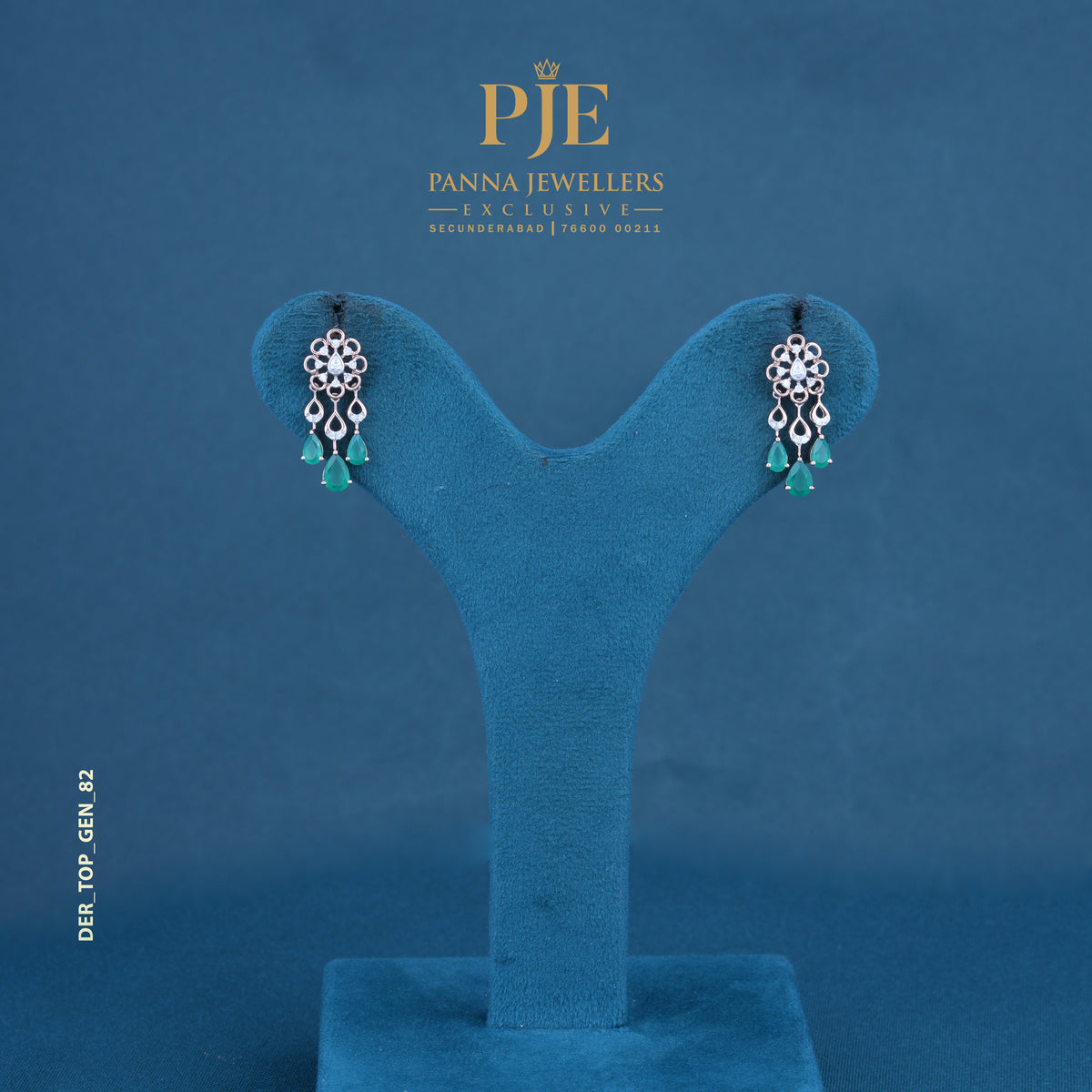 Enchanted Bloom 14KT Gold Diamond Drop Earrings