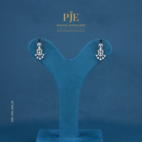 Sunflare 14KT Gold Diamond Drop Earrings