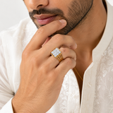 Royal Cluster 18KT Gold Diamond Ring