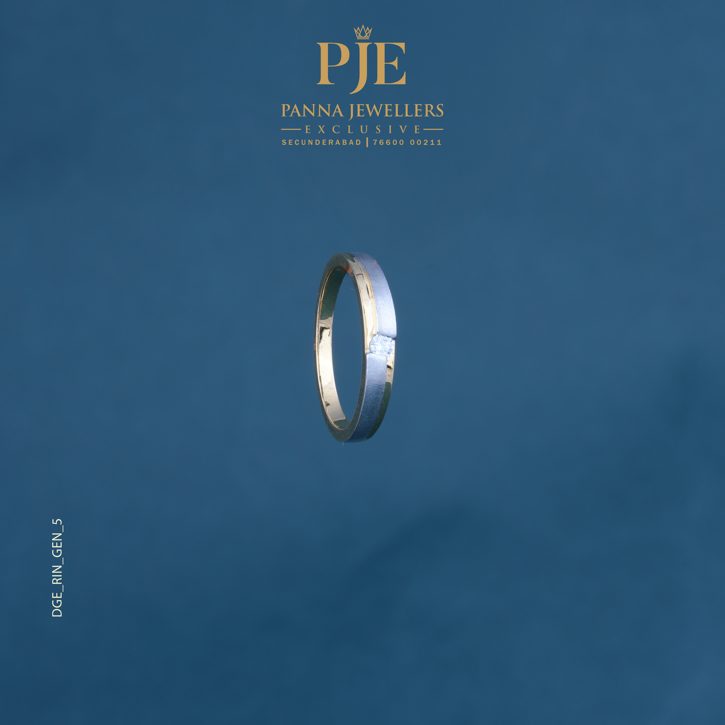 DIA GENTS RING