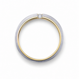 Sleek Solitaire 18KT Gold Diamond Band Ring