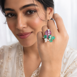 Enchanted Garden 14KT Gold Diamond Ring