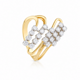 Sparkling Ray 18KT Gold Diamond Ring