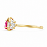 Pear Radiance 14KT Gold Diamond Ring