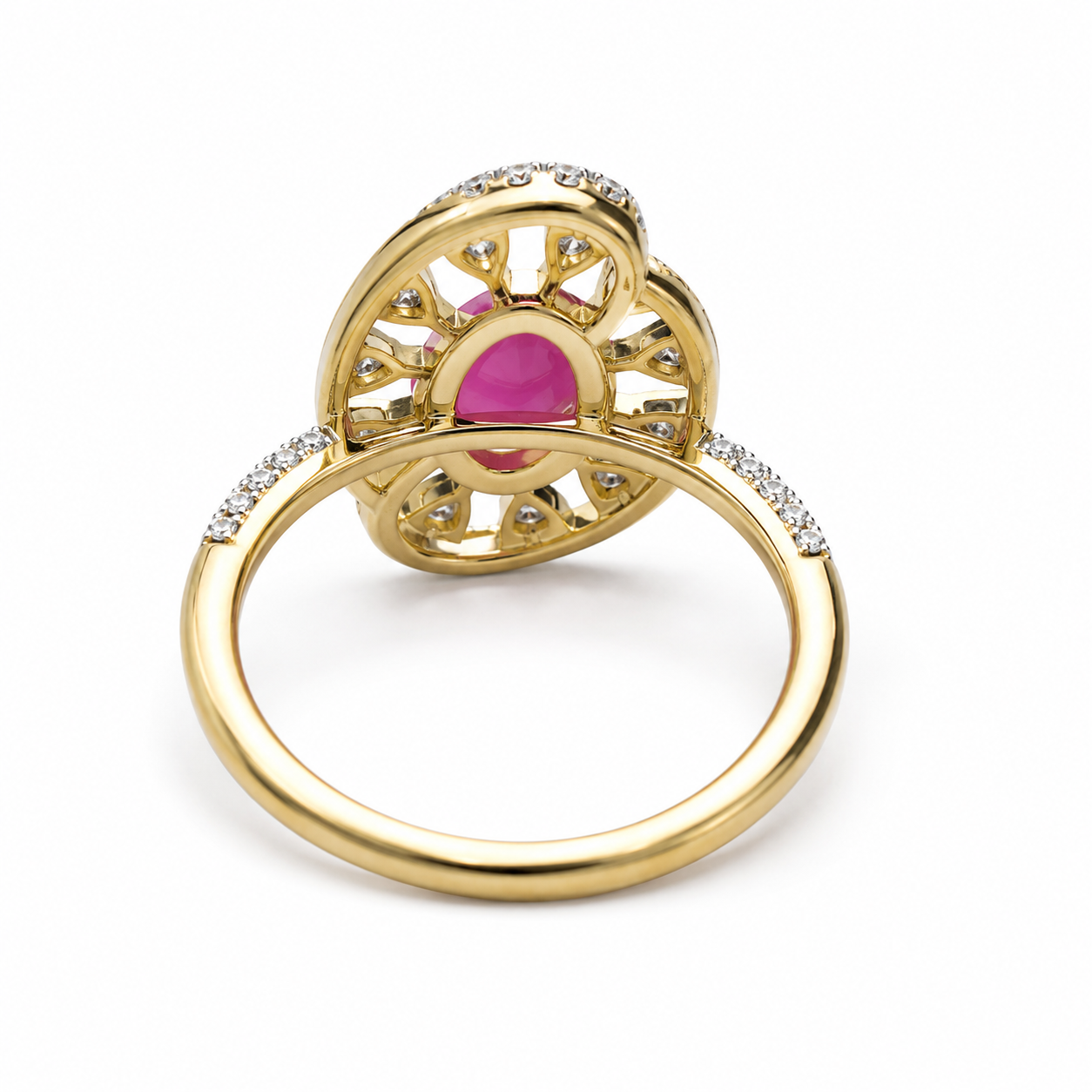 Vintage Curves 14KT Gold Diamond Ring