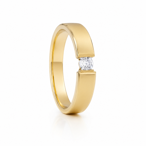 Solitaire Spark 18KT Gold Diamond Ring
