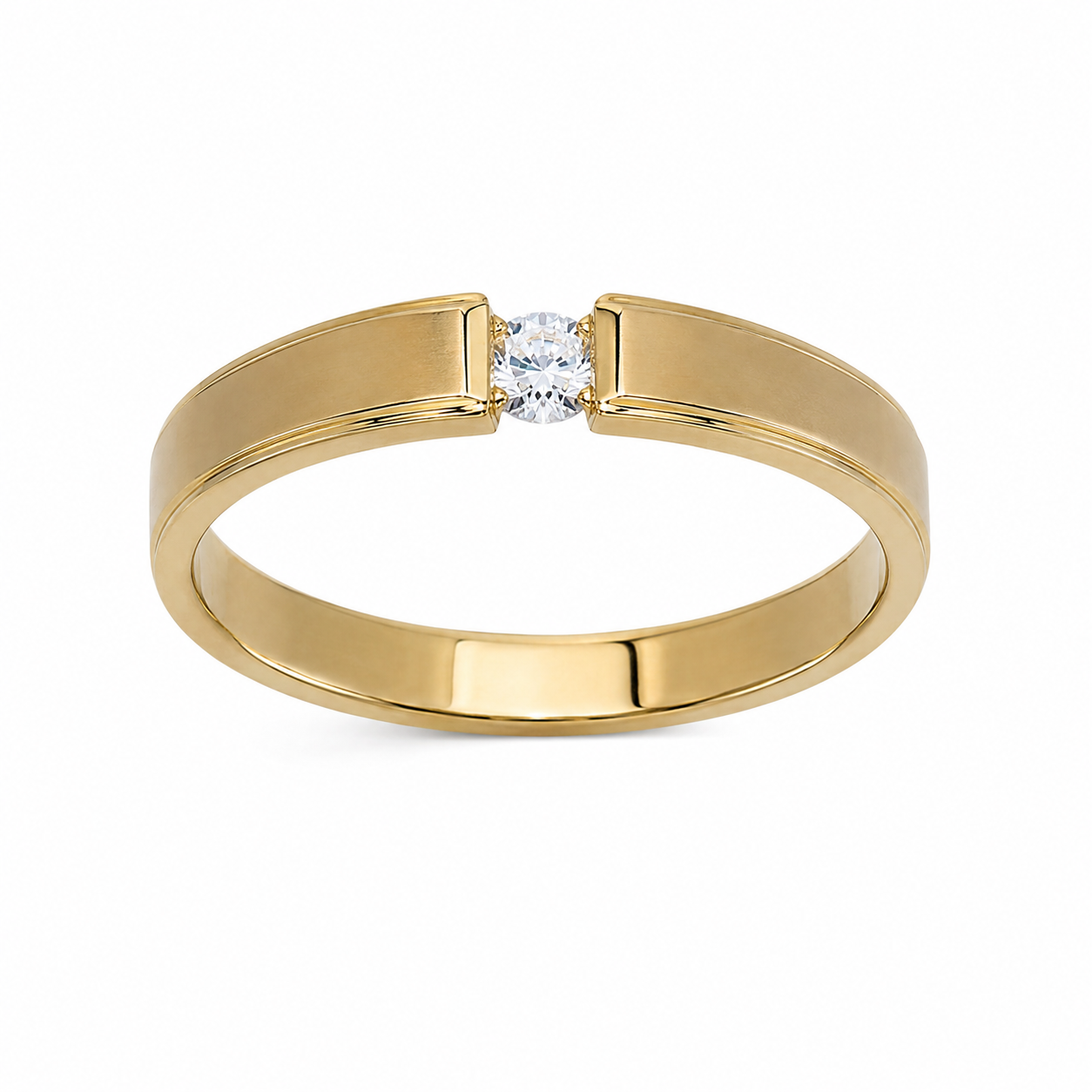 Solitaire Spark 18KT Gold Diamond Ring
