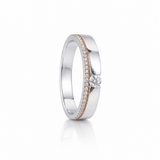 Slim Solitaire 18KT Gold Diamond Ring