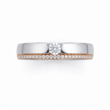 Slim Solitaire 18KT Gold Diamond Ring