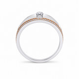 Slim Solitaire 18KT Gold Diamond Ring