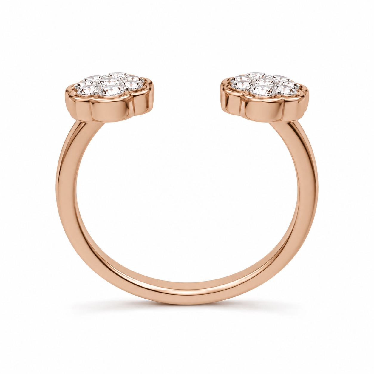 Floral Vine 18KT Gold Diamond Ring