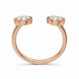 Floral Vine 18KT Gold Diamond Ring