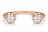 Floral Vine 18KT Gold Diamond Ring
