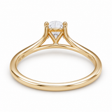 Round Solitaire 18KT Gold Diamond Ring
