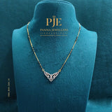 Butterfly 18KT Gold Diamond Mangalsutra