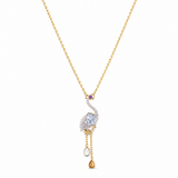 Flamingo 14KT Gold Diamond Chain Pendant