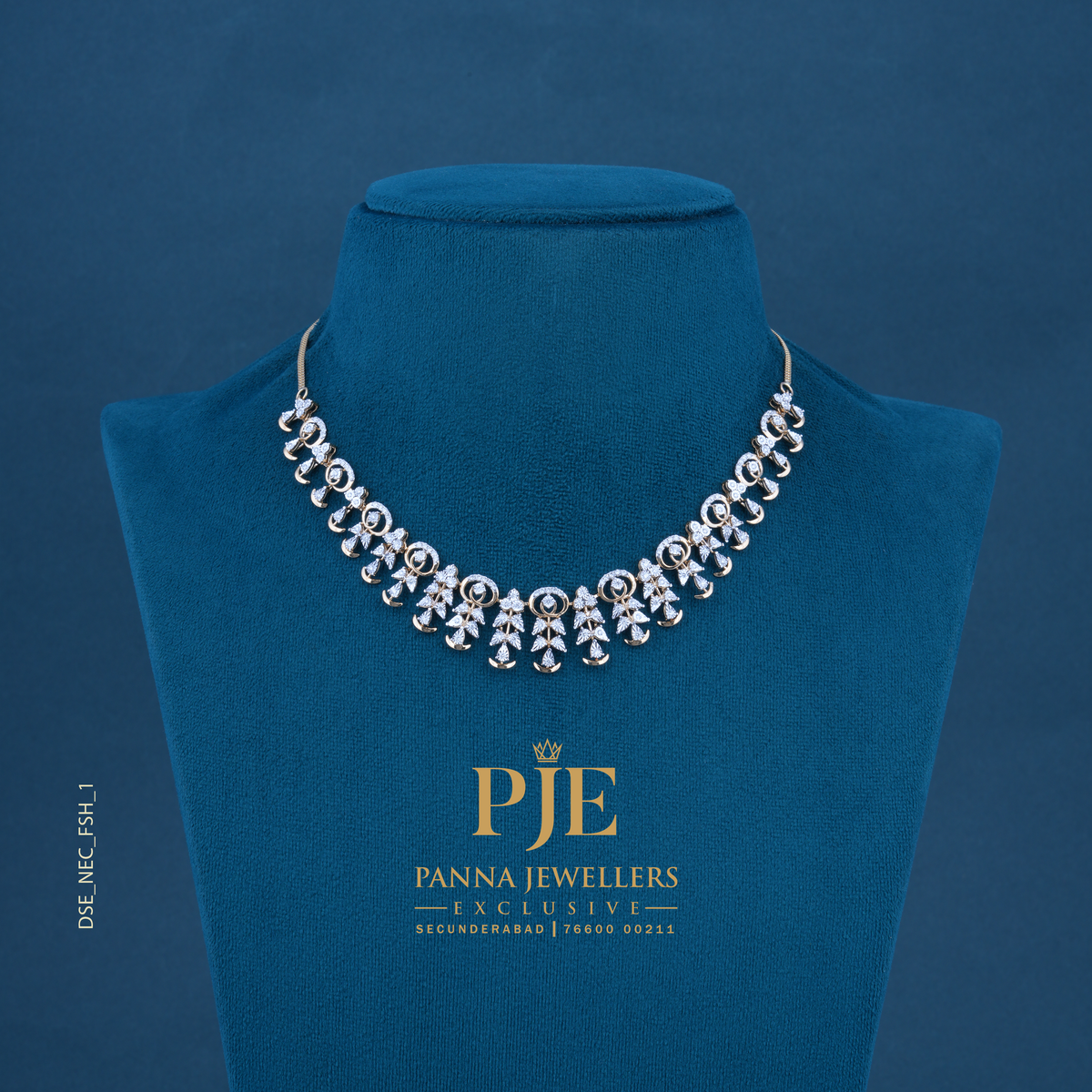 Luna Embrace 18KT Gold Diamond Necklace